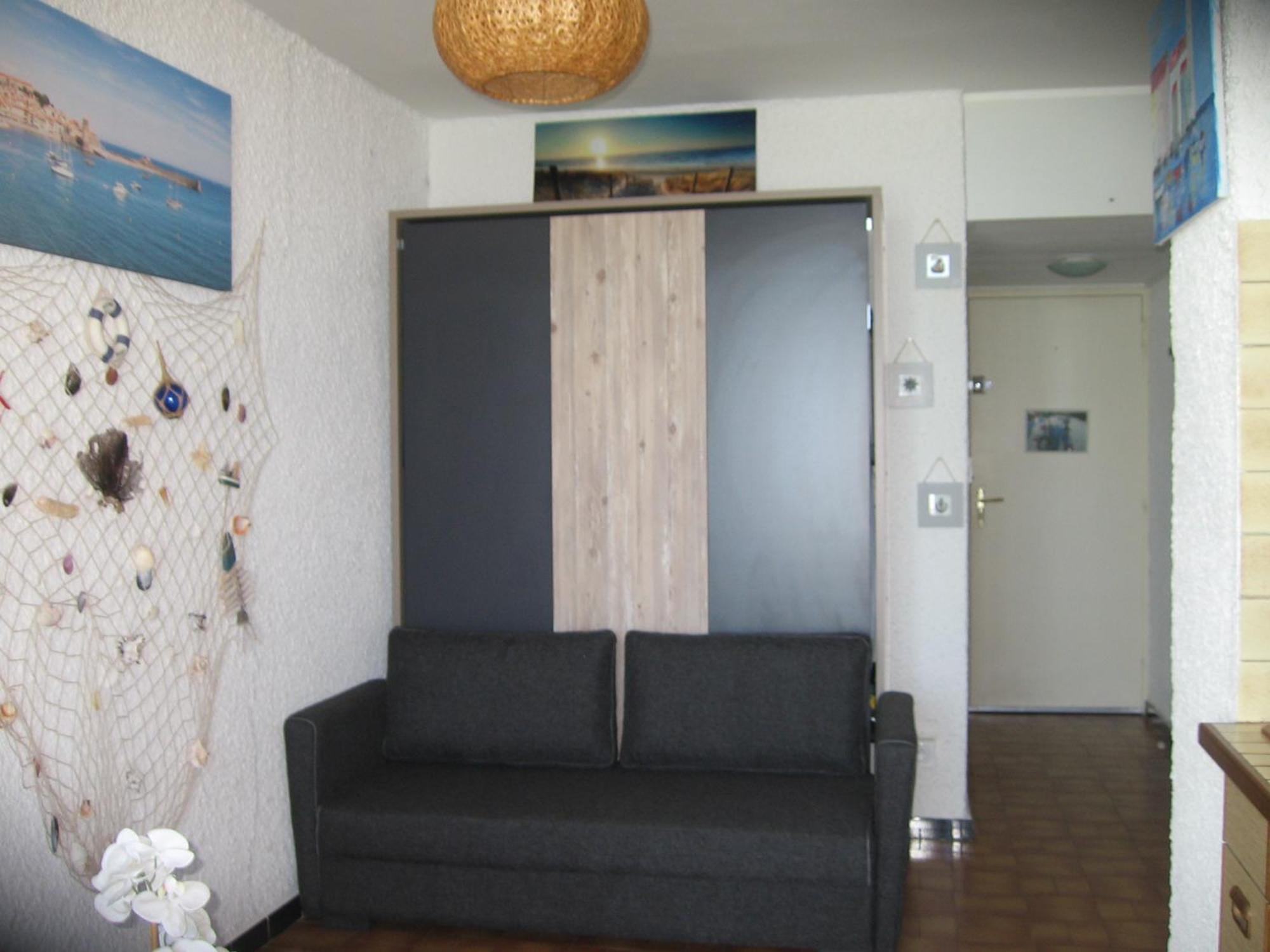 Studio vue sur la mer au 6ème et dernier étage Canet-en-Roussillon Esterno foto